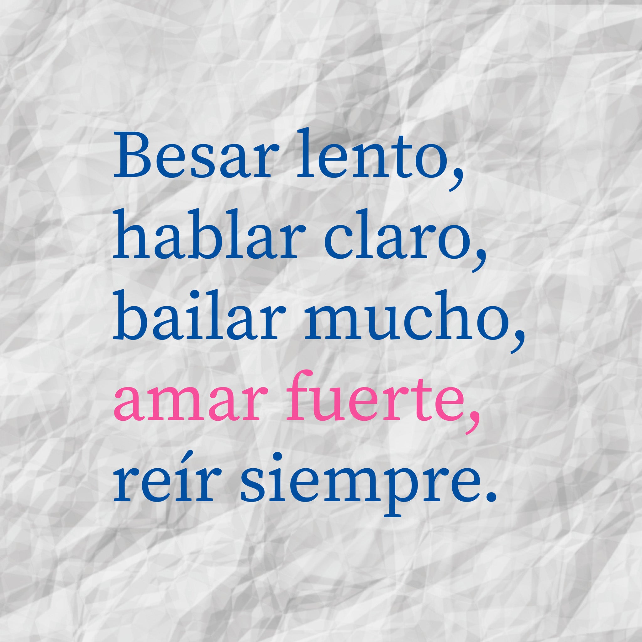 "Besar lento"- Print