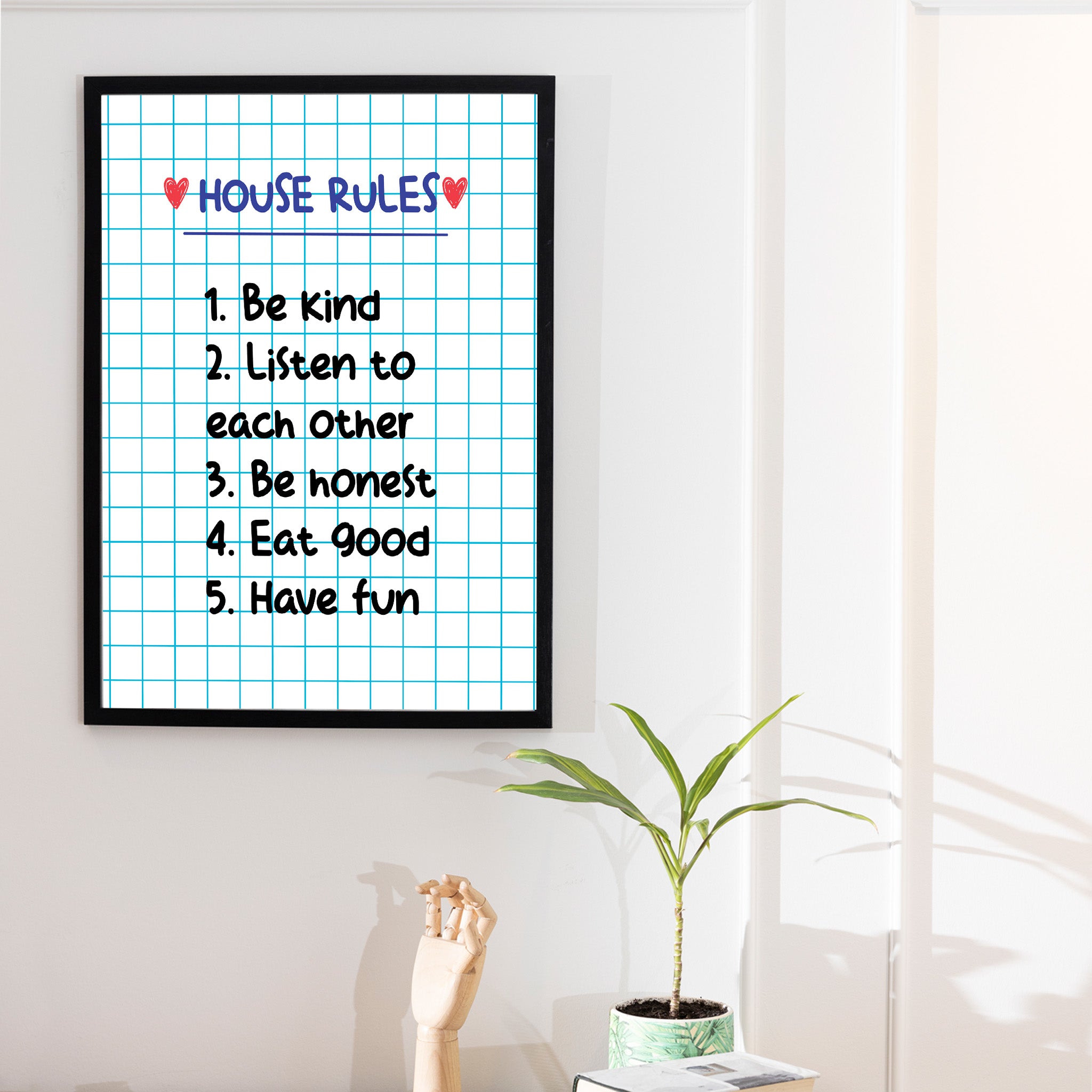 "House rules"- Print