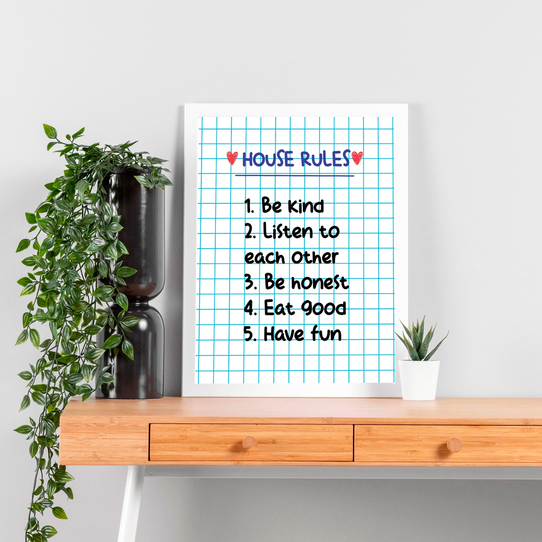 "House rules"- Print