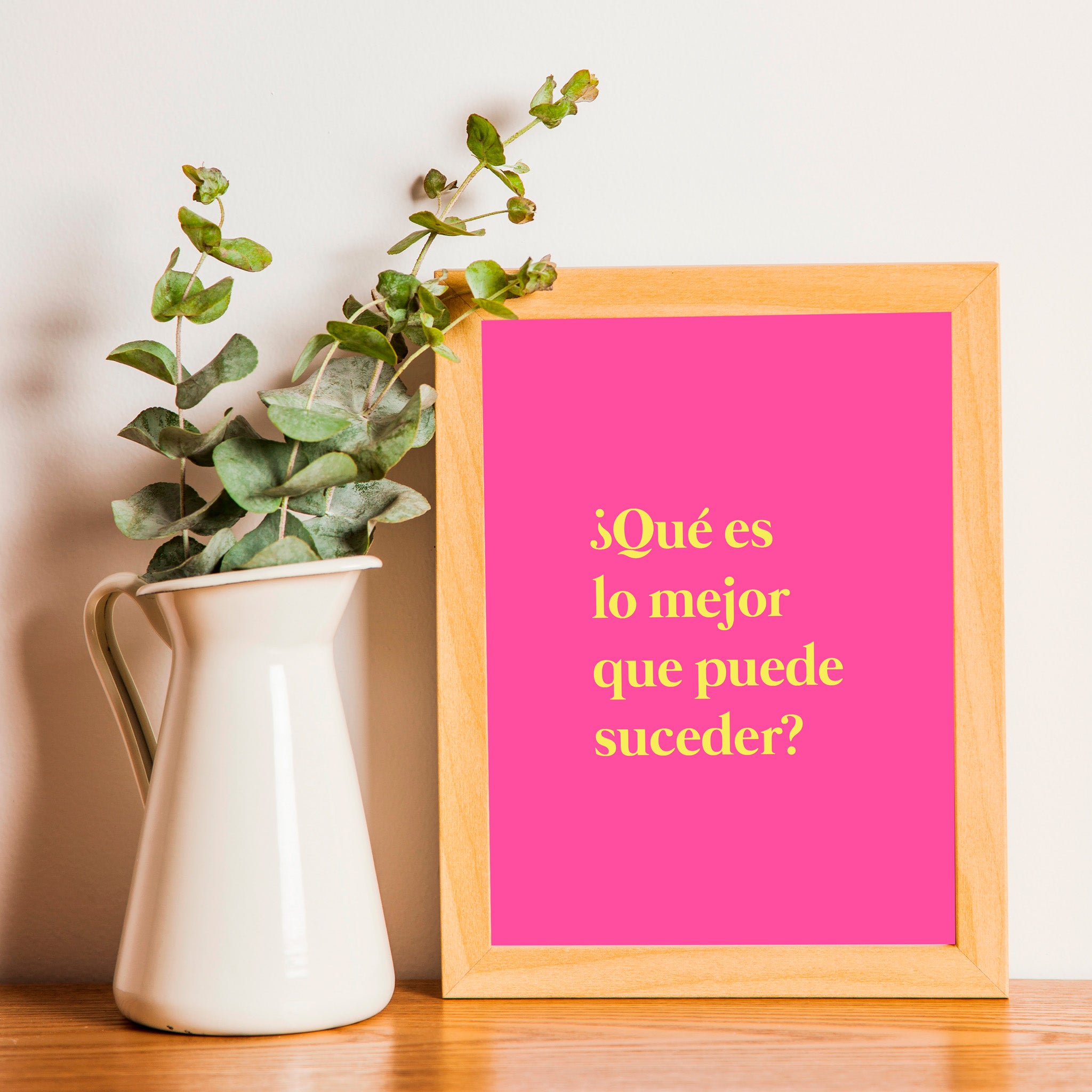 "¿Qué es lo mejor que puede suceder?"- Print