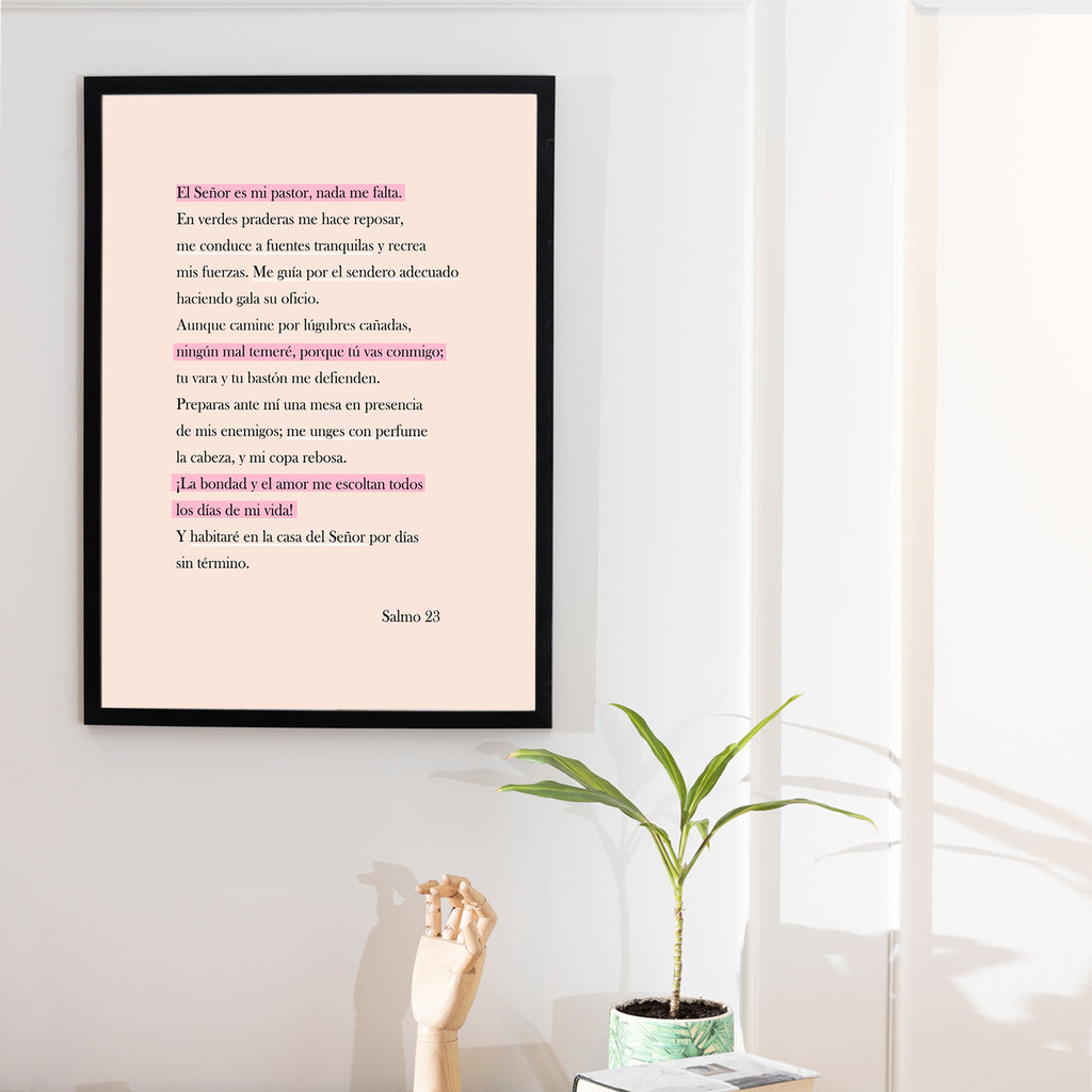 "Salmo 23"- Print