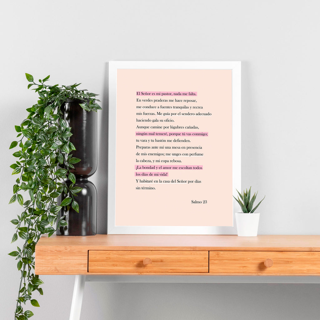 "Salmo 23"- Print