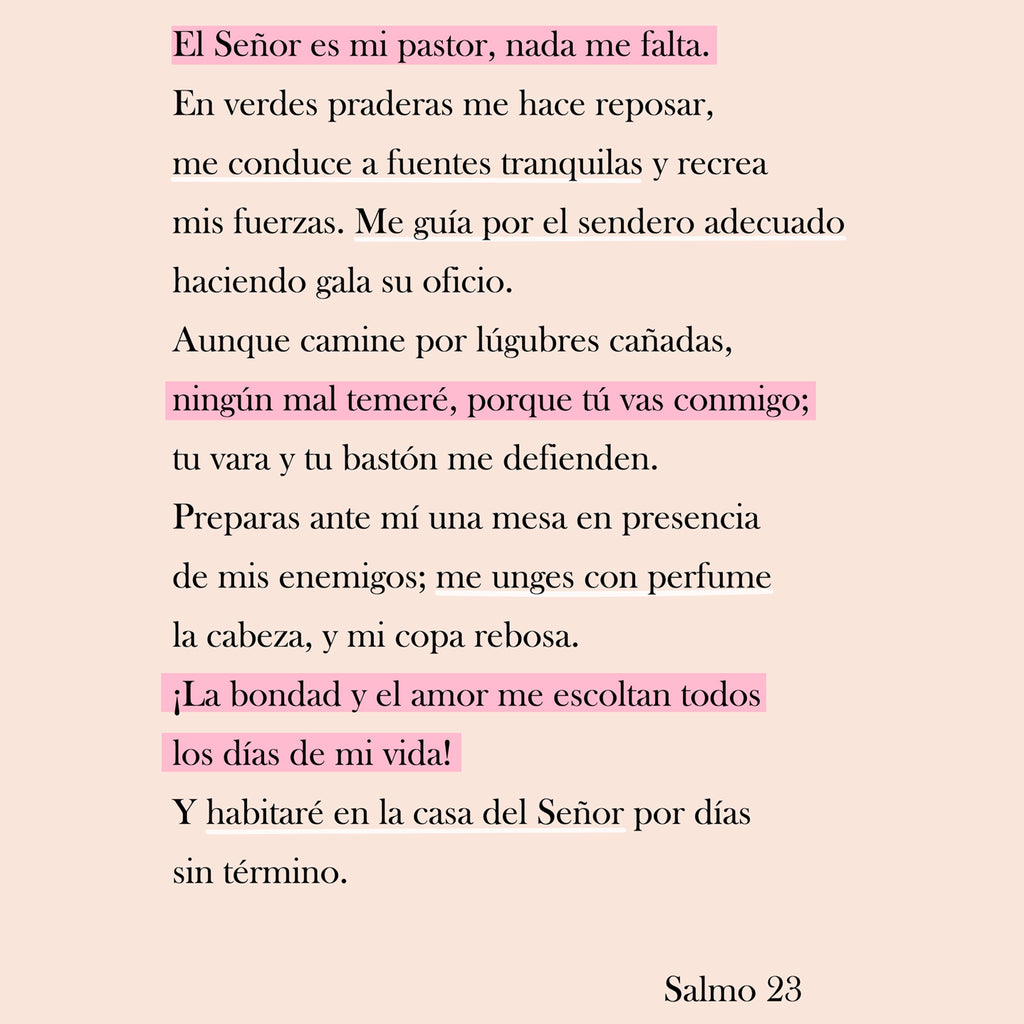 "Salmo 23"- Print